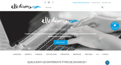 Desktop Screenshot of elledivorce.com